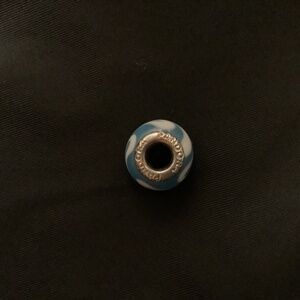 Pandora Murano “Light Blue Swirly Swirl” charm (retired)